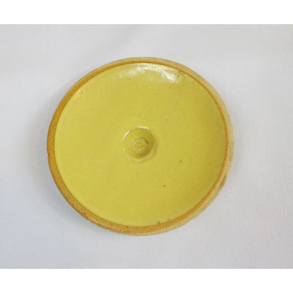 Vintage Watt Stoneware Soup Bowl‎ with Lid & Handle Set of 2 Made in USA